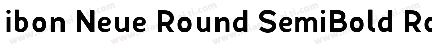 ibon Neue Round SemiBold Round字体转换